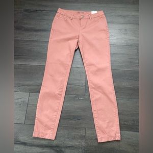 Basic Wear Wax Jean Juniors Stretchy Mauve Pink Skinny Jeans Size 7 NWT